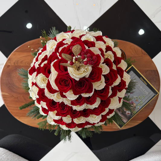 The Candy Cane Rose Tree