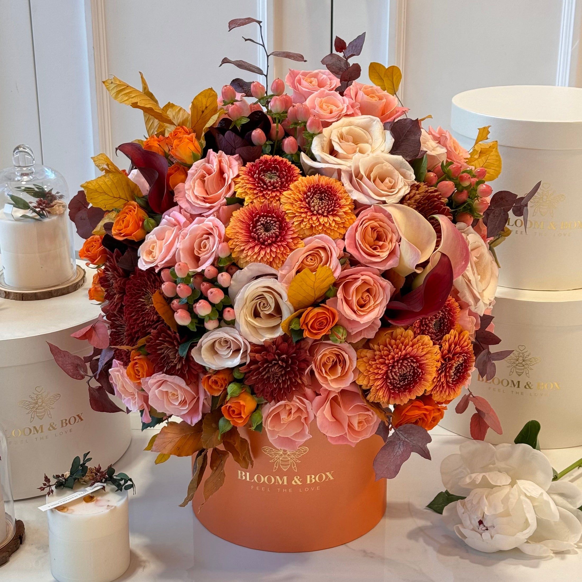 The Fall In Love Box - bloomandboxflowers