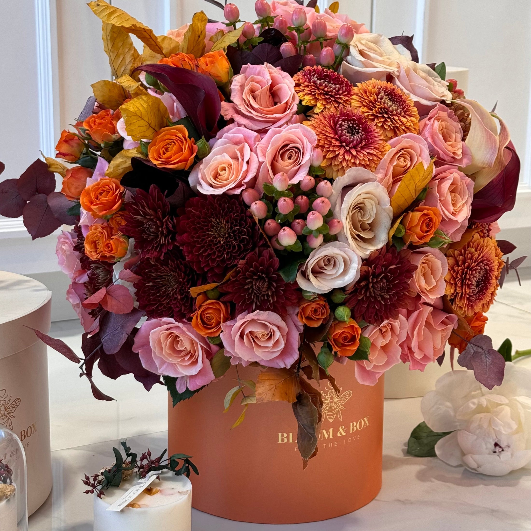 The Fall In Love Box - bloomandboxflowers