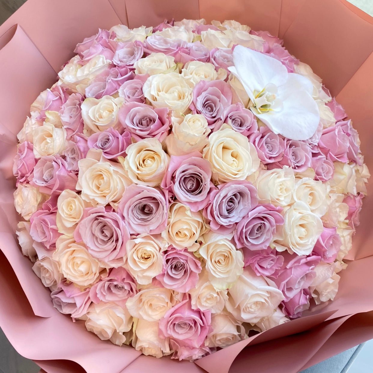 cotton candy Bouquet - bloomandboxflowers