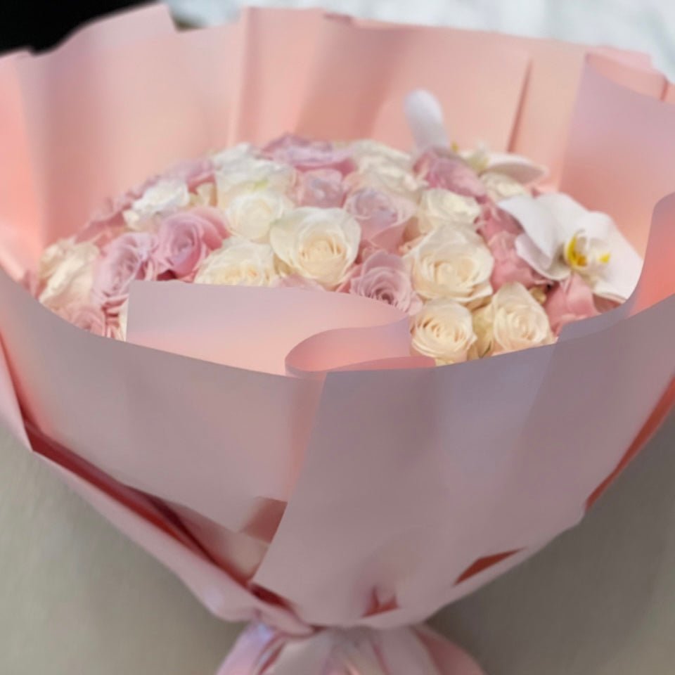 cotton candy Bouquet - bloomandboxflowers