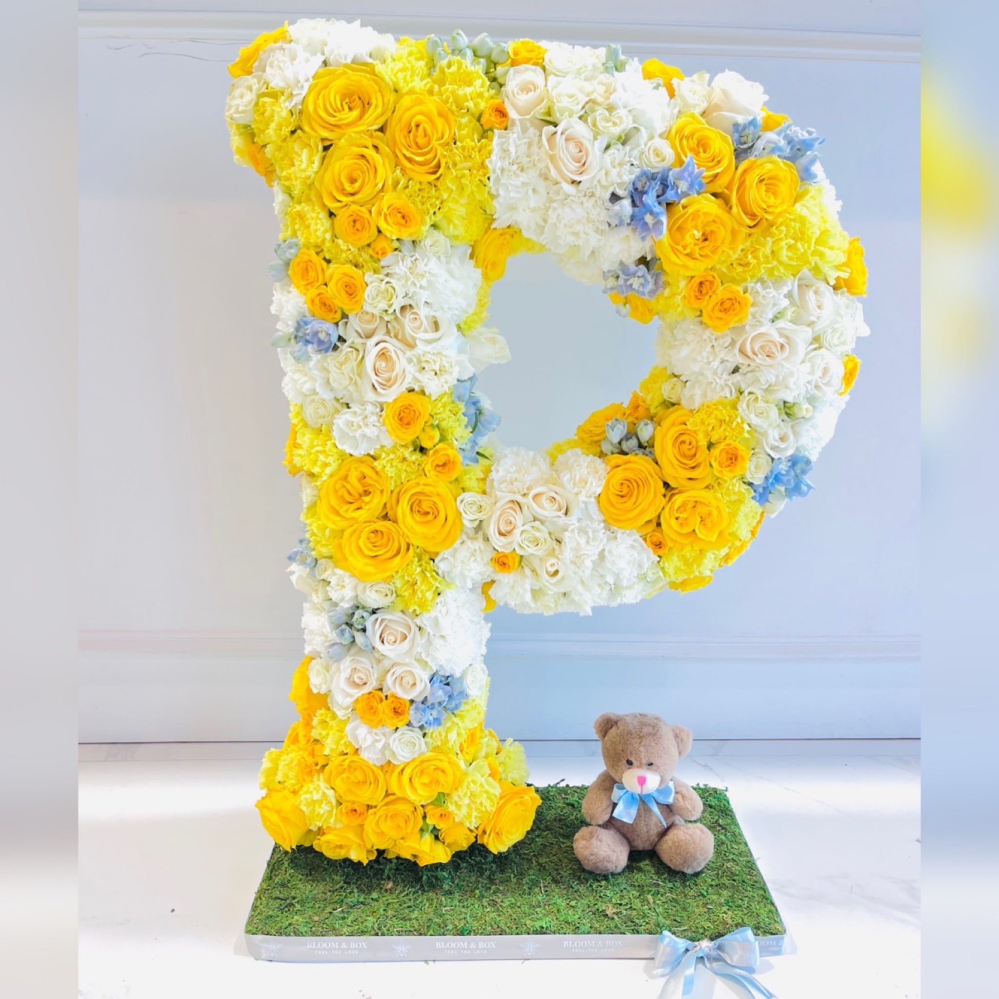 Standing Floral Letters - bloomandboxflowers