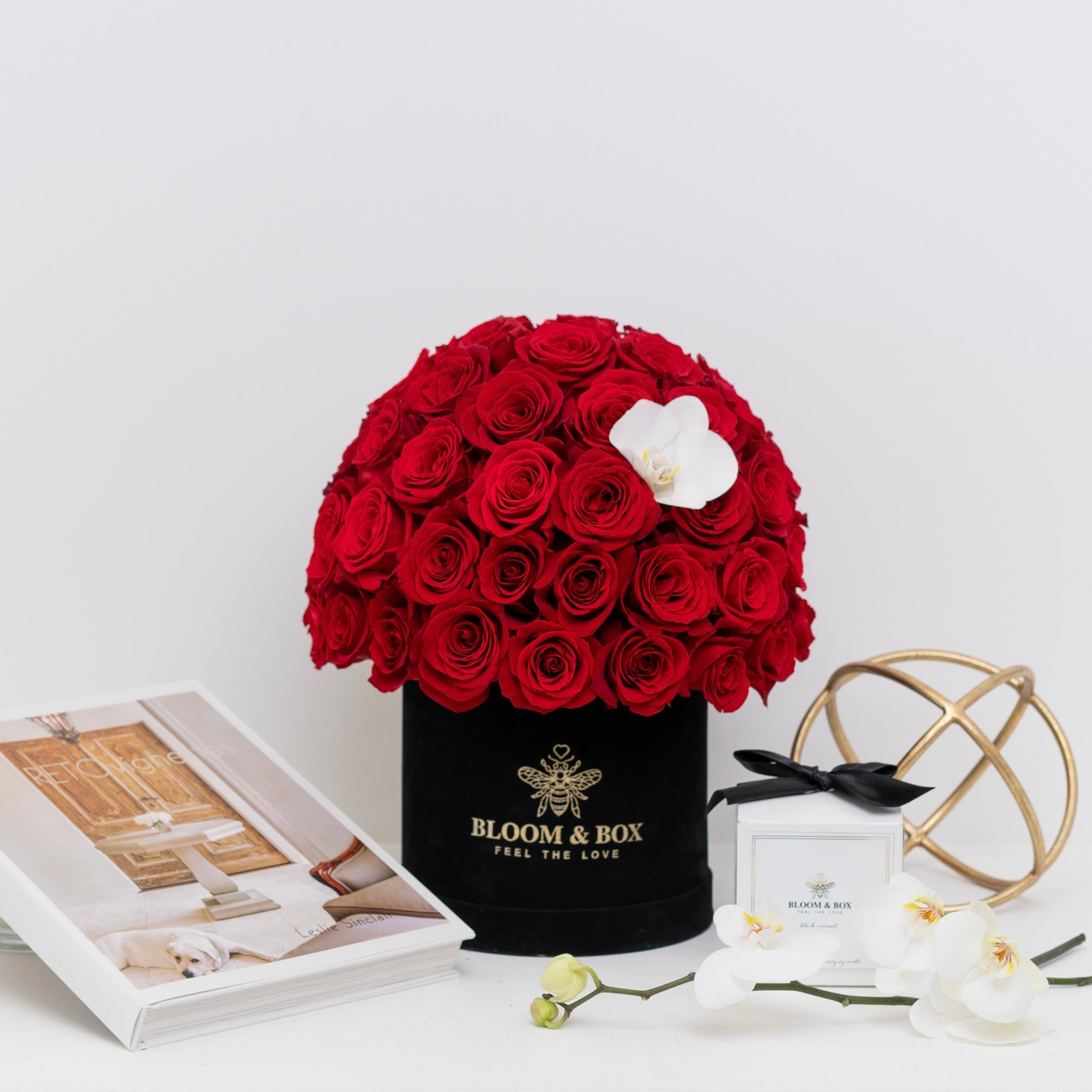 The Red Rose Romance Box - bloomandboxflowers