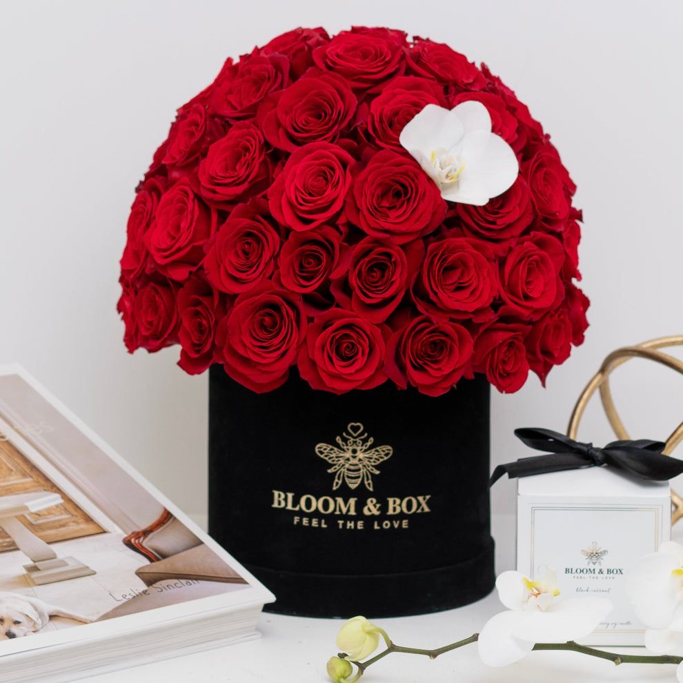 The Red Rose Romance Box – bloomandboxflowers