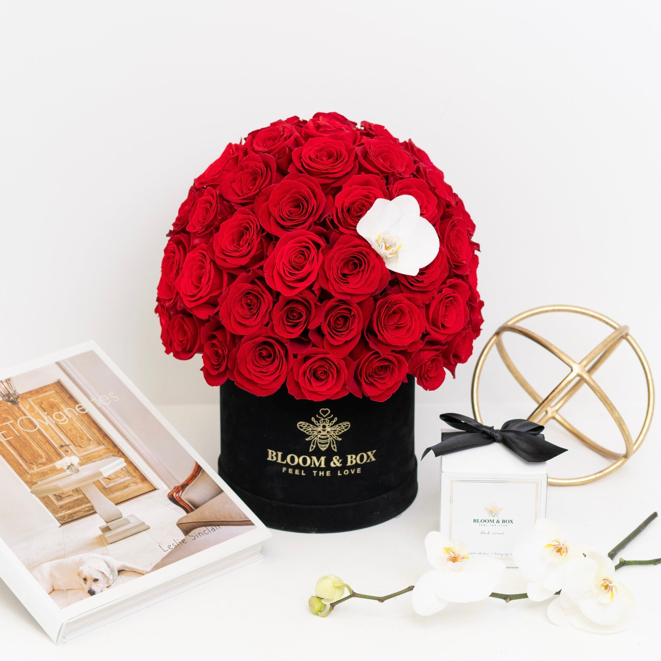 The Red Rose Romance Box - bloomandboxflowers